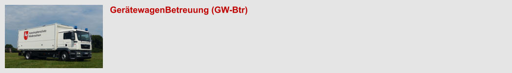 GerätewagenBetreuung (GW-Btr)